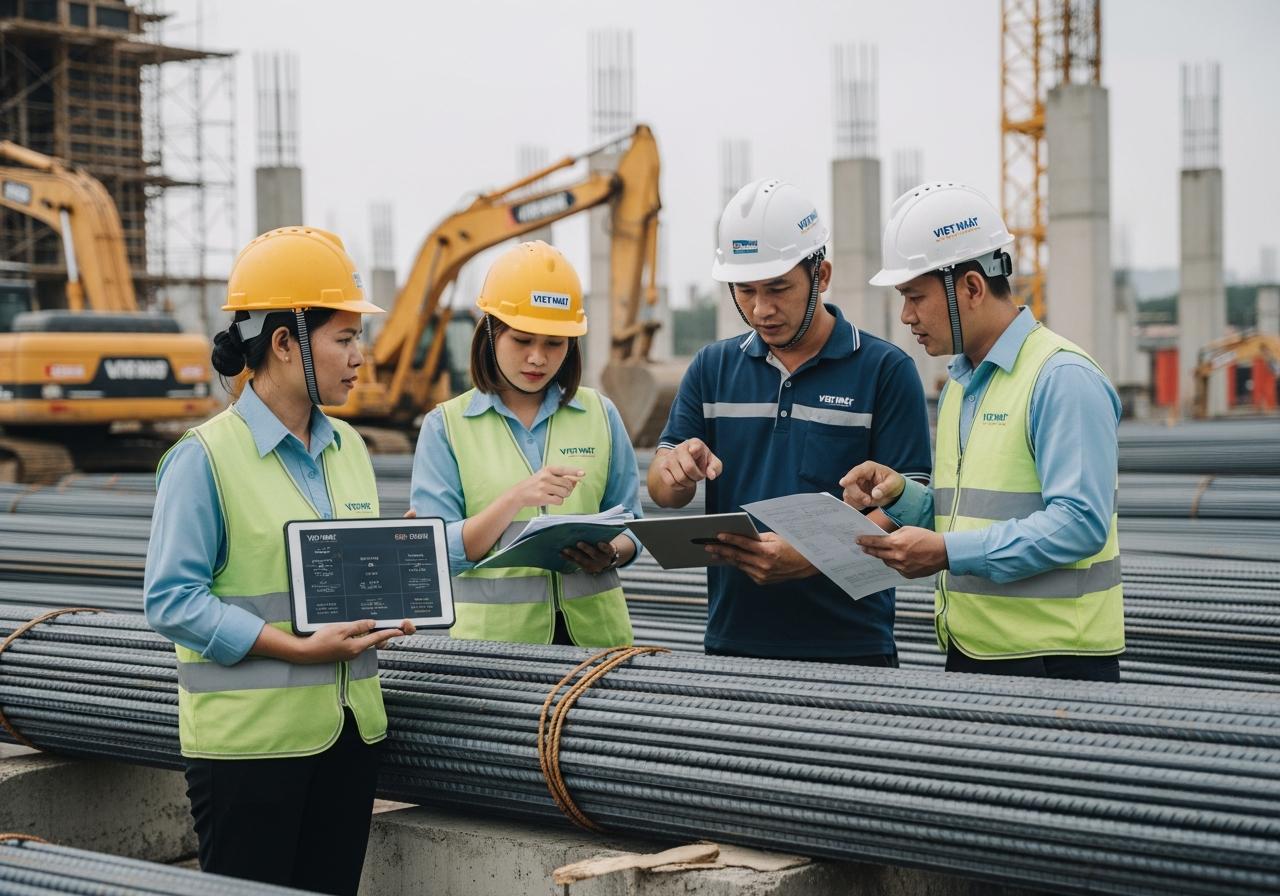 Thép Việt Nhật có tốt không? Đánh giá chất lượng từ chuyên gia xây dựng