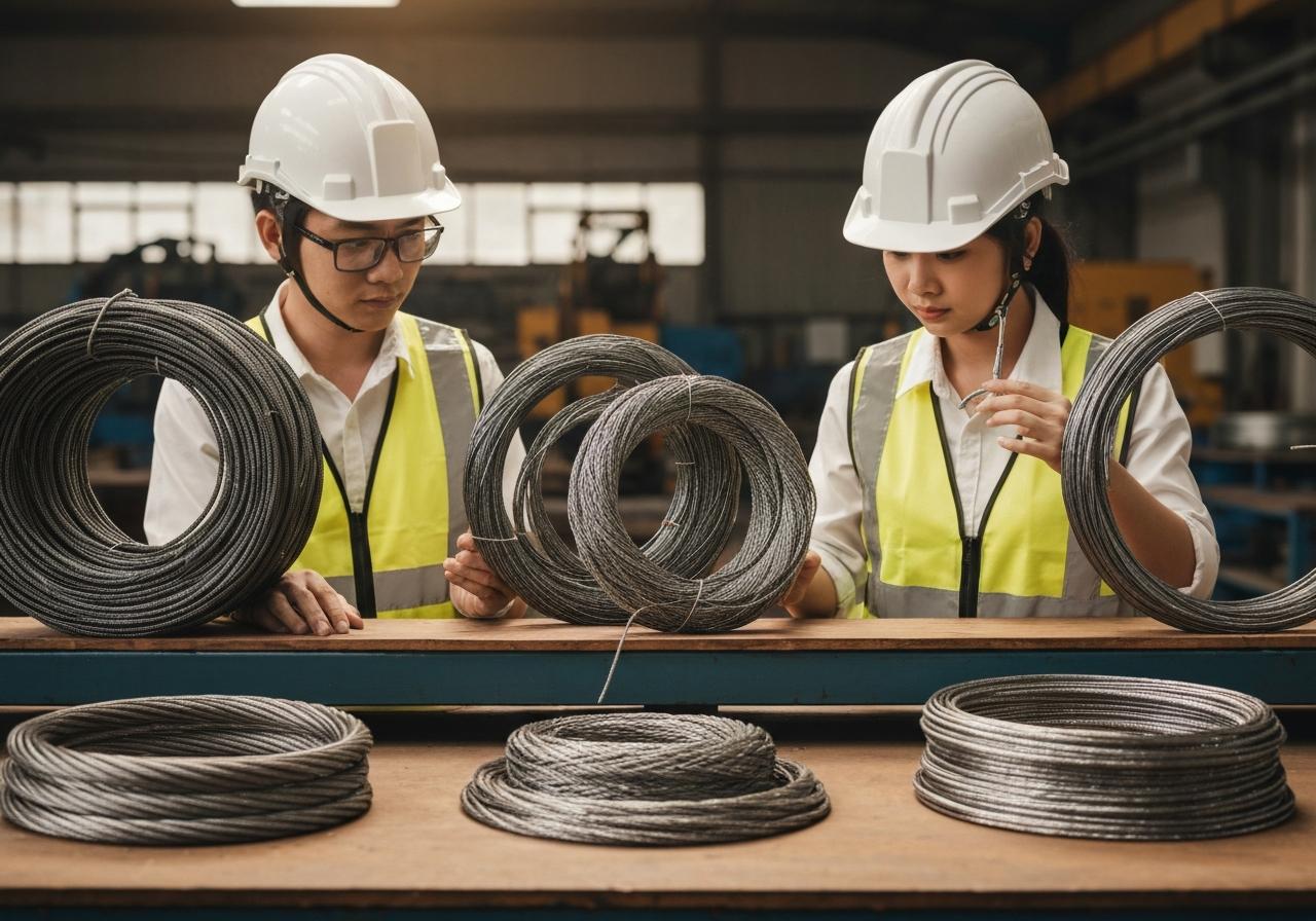 Phân biệt đặc tính và ứng dụng của từng loại dây thép trong xây dựng và sản xuất