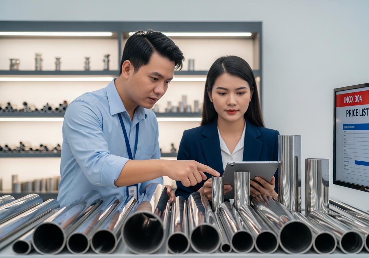 giá ống inox 304