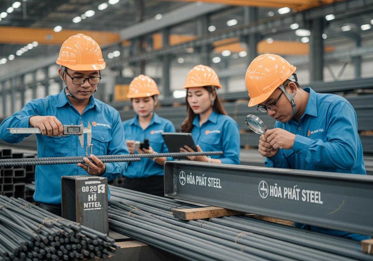 Quy Cách, Tiêu Chuẩn Kỹ Thuật Và Cách Nhận Biết Thép Hòa Phát Chính Hãng