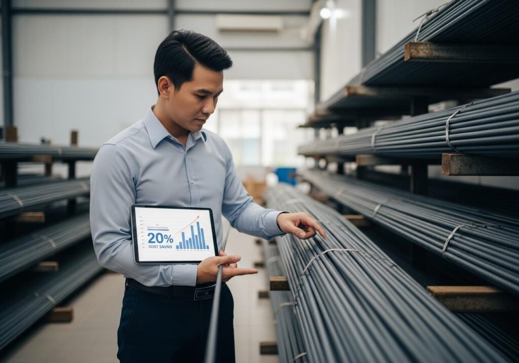 giá thép xây dựng hòa phát hôm nay