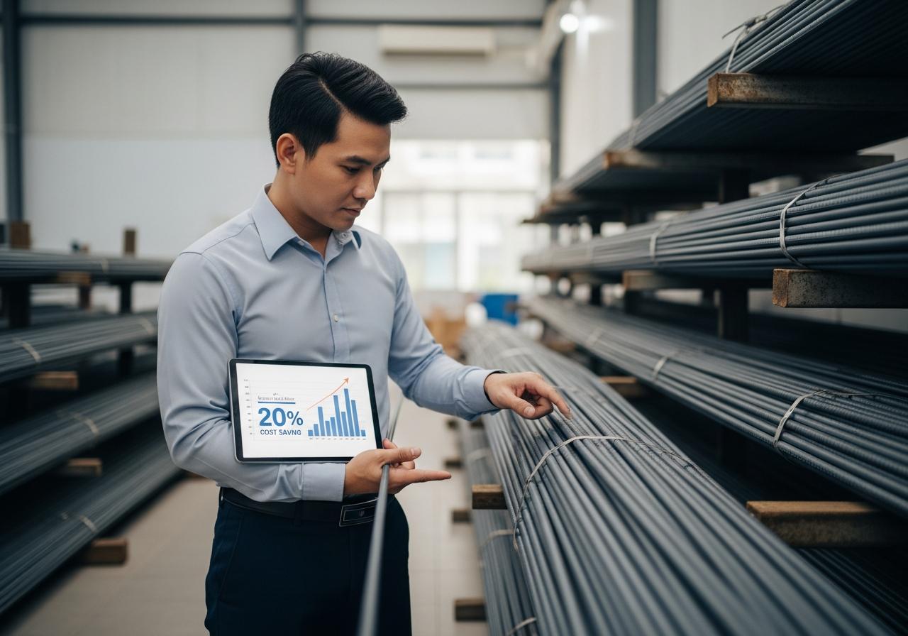 giá thép xây dựng hòa phát hôm nay