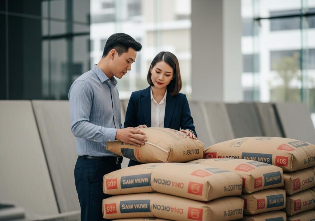 giá xi măng hà tiên