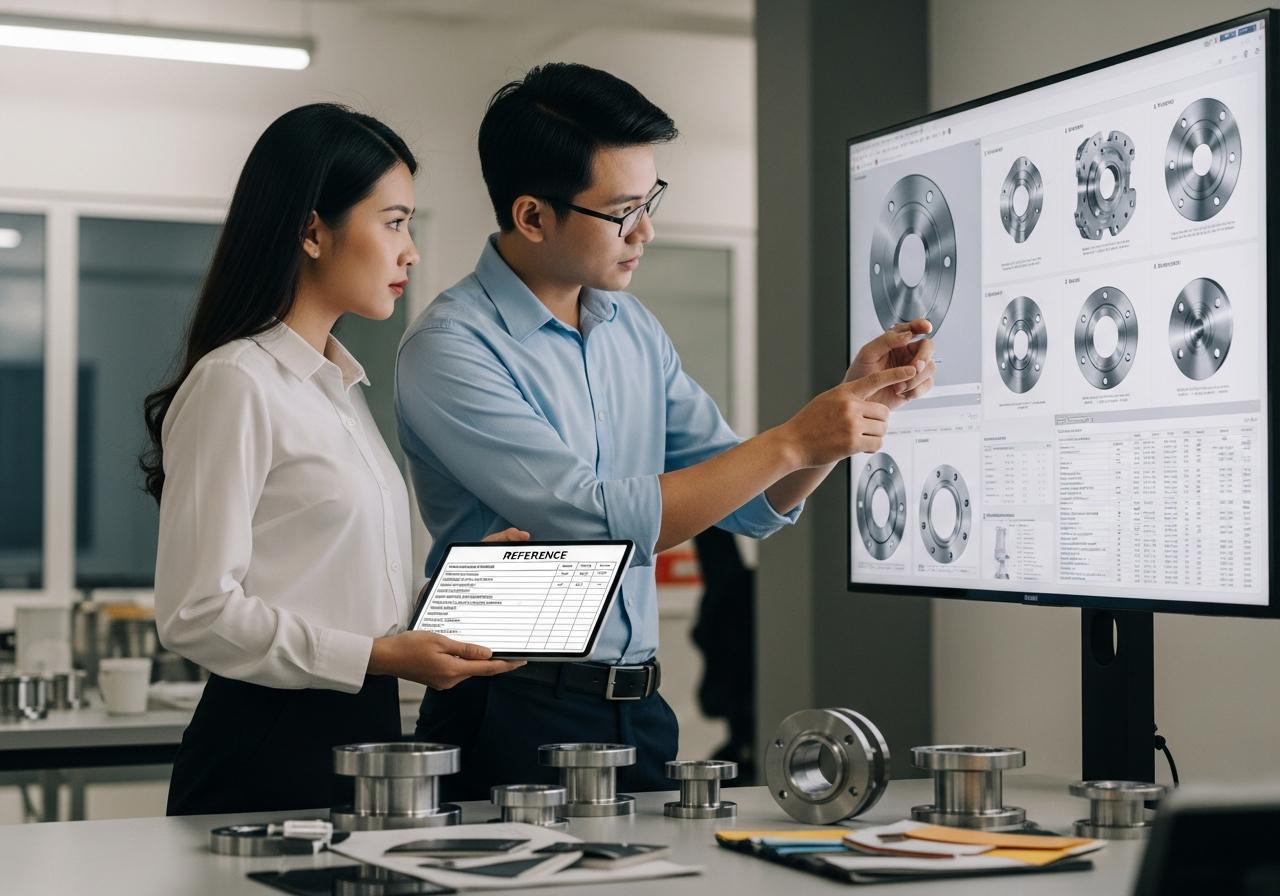 Bảng Tra Cứu Tiêu Chuẩn Mặt Bích Thép Thông Dụng Nhất Hiện Nay