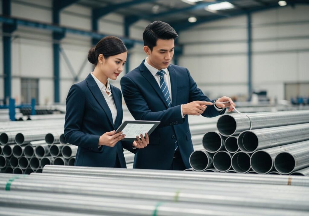 ống thép mạ kẽm việt đức