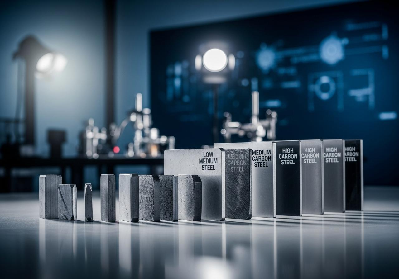 2. Phân Loại Thép Carbon (Theo Hàm Lượng Carbon)