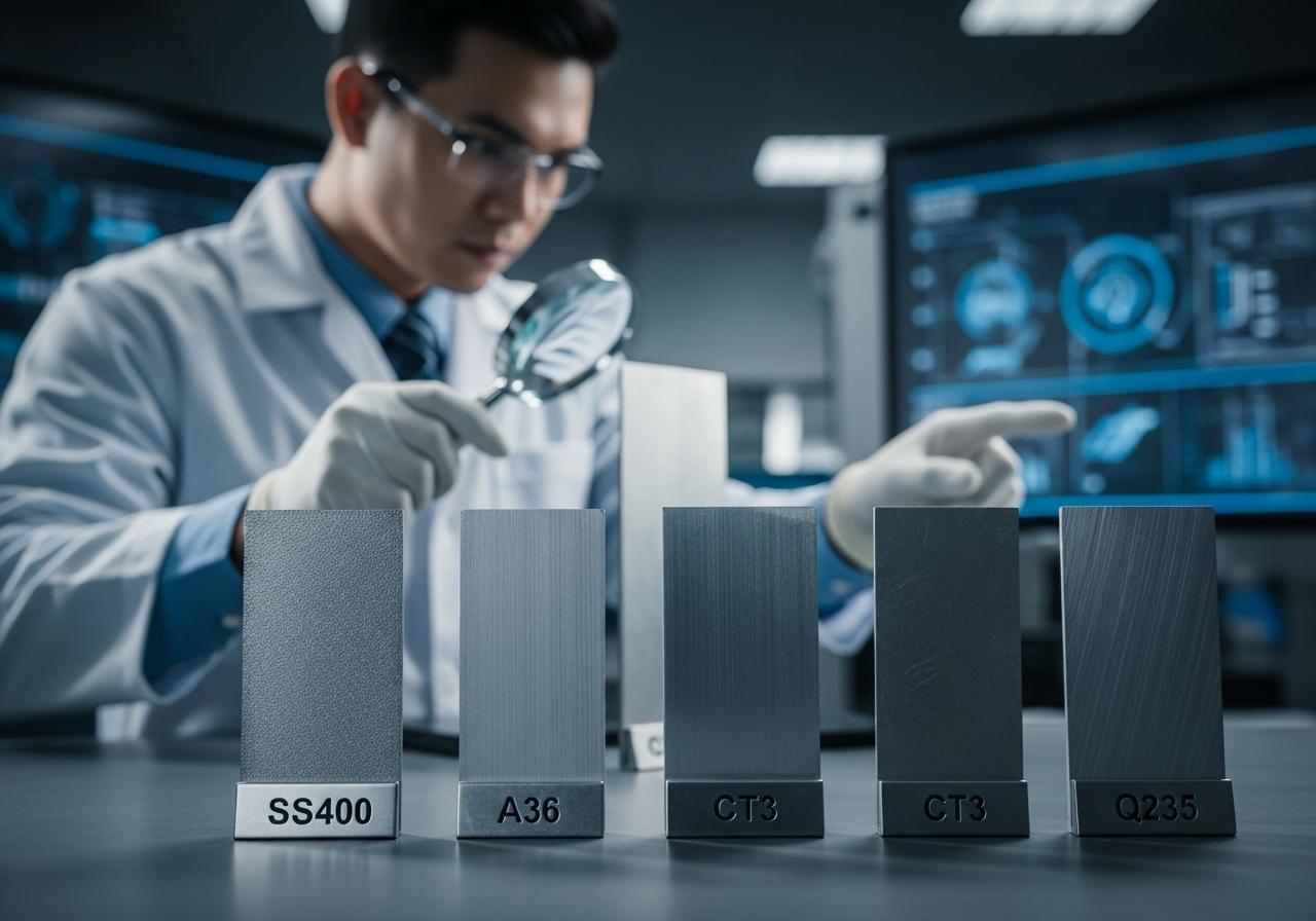 2. So sánh nhanh thép SS400 và các mác thép tương đương (A36, CT3, Q235)