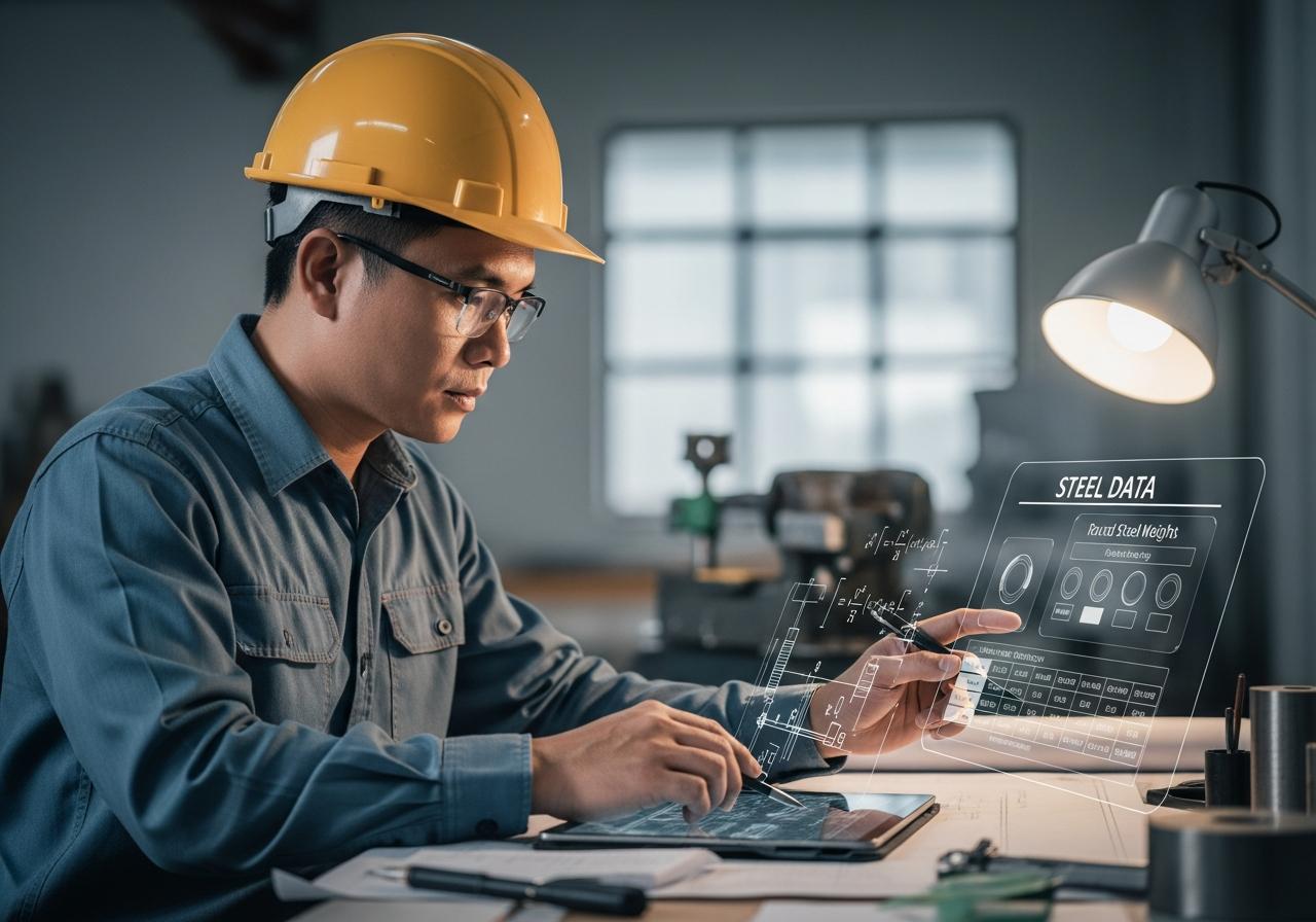 trọng lượng thép tròn