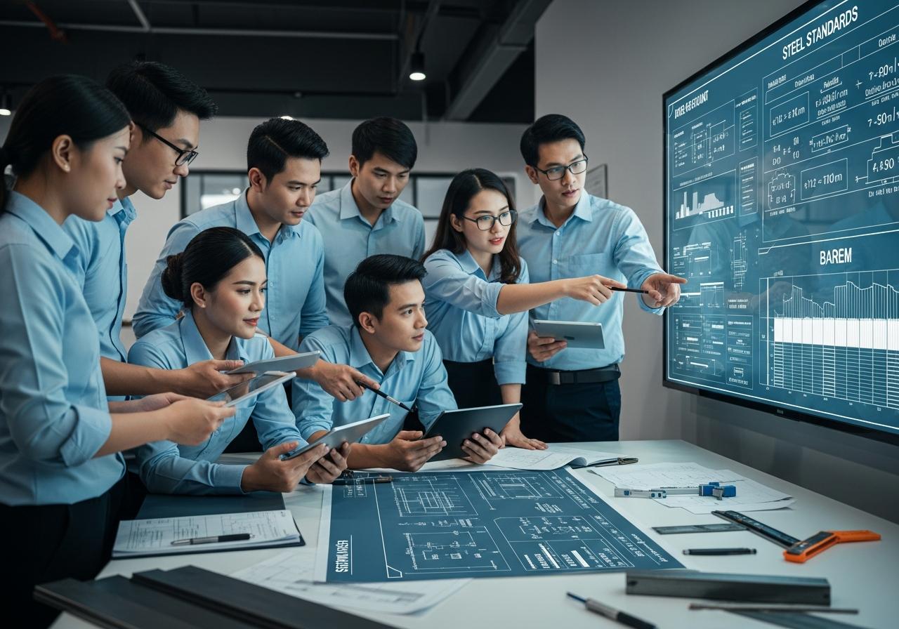 Công Thức Tính Trọng Lượng Các Loại Sắt Thép Phổ Biến