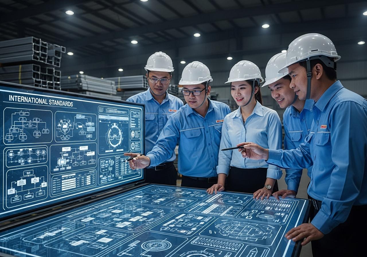 Bảng Tra Cứu Nhanh Các Tiêu Chuẩn Quốc Tế Maruichi Sun Steel Đang Áp Dụng