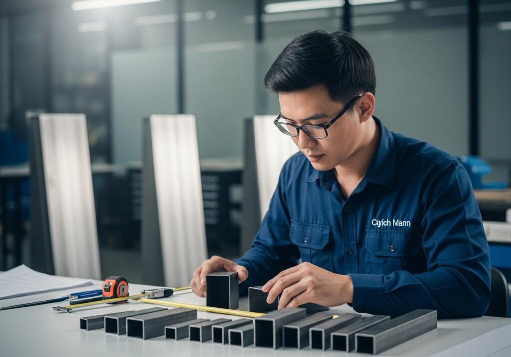 kích thước thép hộp